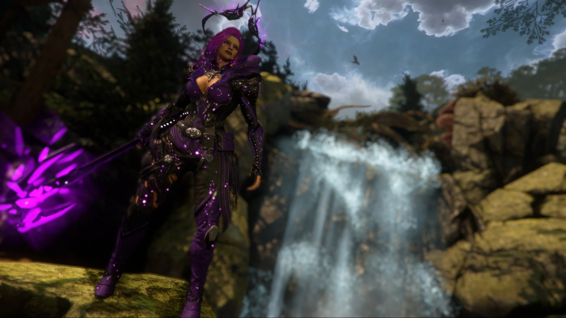 Saryn with her scythe - Warframe by @NINJAsmurf89