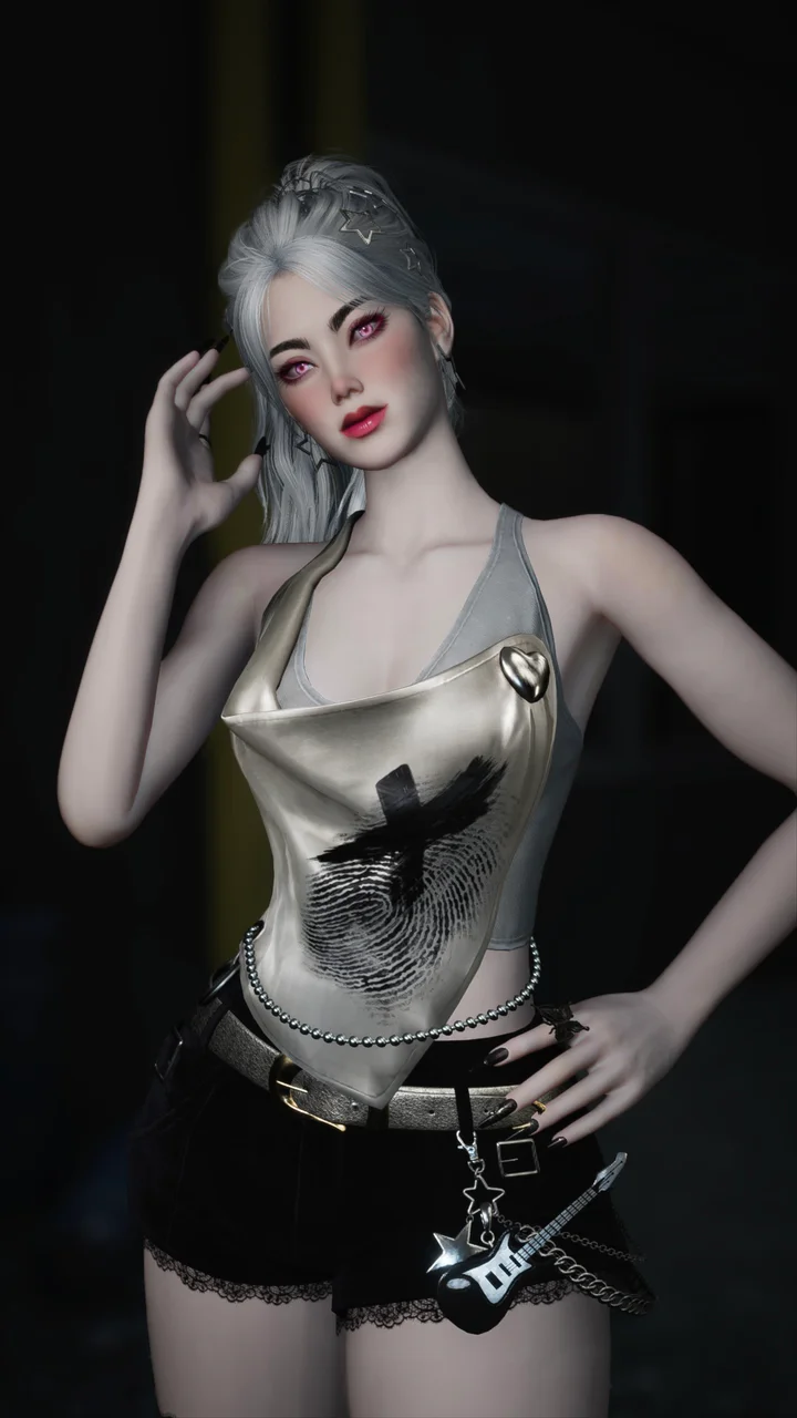 Silver lover 🩶 - Once Human by @witchgaby